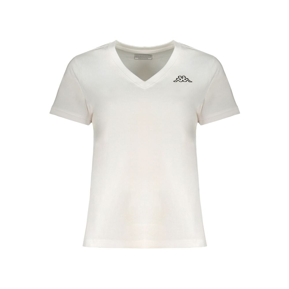 Kappa White Cotton Tops & T-Shirt Kappa