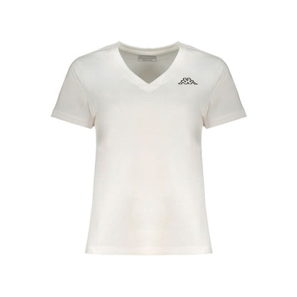 Kappa White Cotton Tops & T-Shirt Kappa