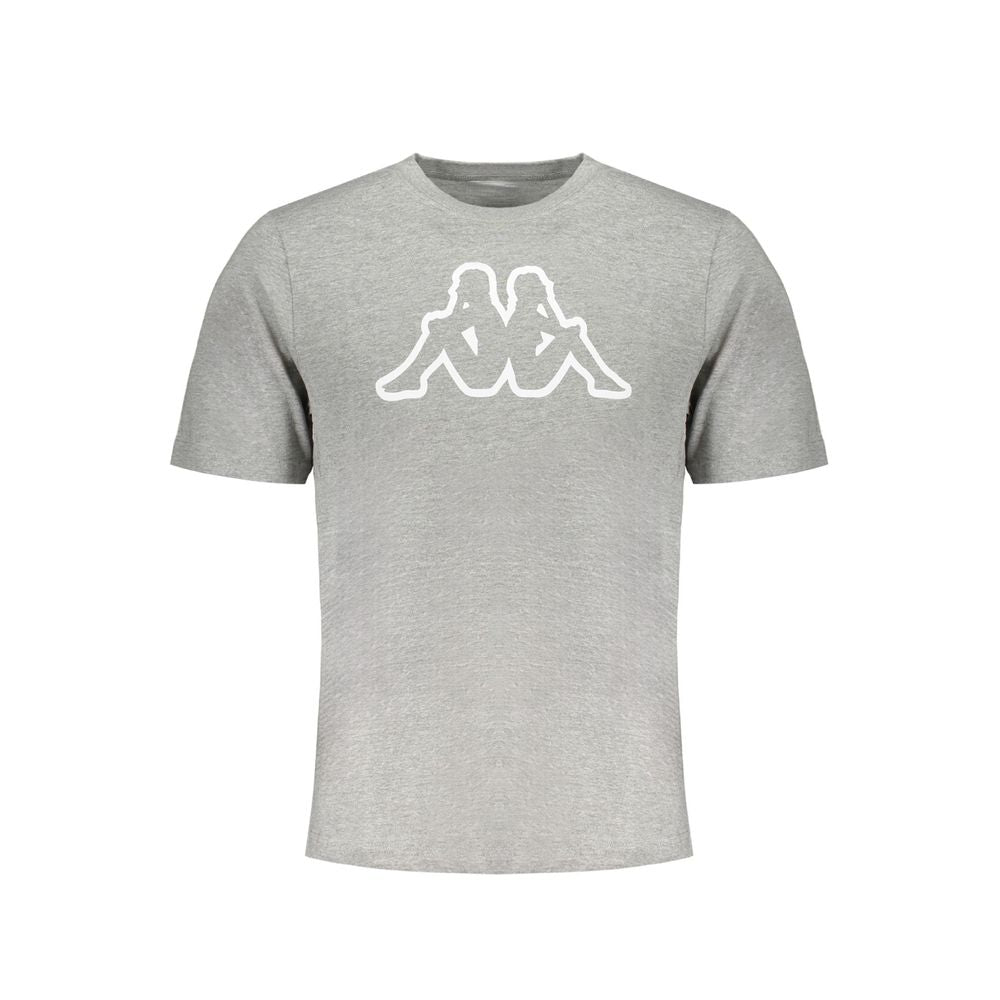 Kappa Gray Cotton T-Shirt Kappa