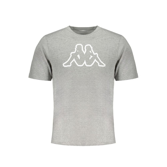 Kappa Gray Cotton T-Shirt Kappa