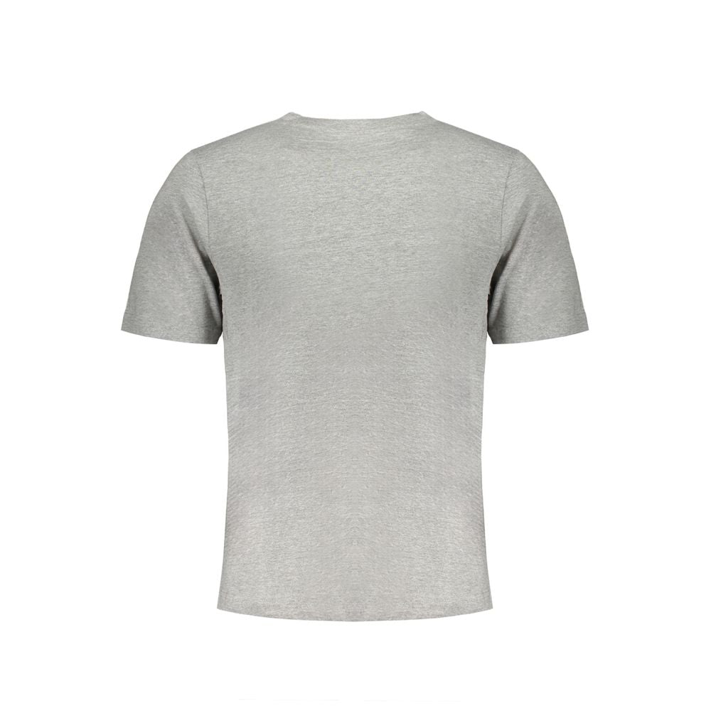 Kappa Gray Cotton T-Shirt Kappa