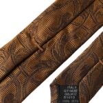 Dolce & Gabbana Brown Floral 100% Silk Adjustable Men Tie