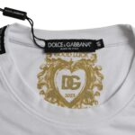 Dolce & Gabbana White Cotton Roundneck Short Sleeve T-shirt Dolce & Gabbana