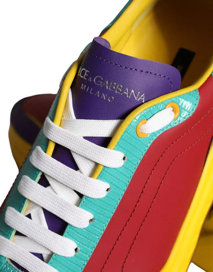 Dolce & Gabbana Multicolor Daymaster Low Top Sneakers Shoes Dolce & Gabbana