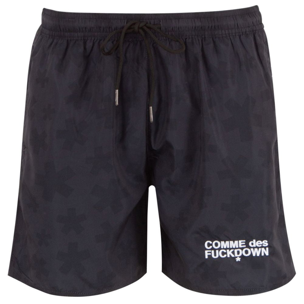 Comme Des Fuckdown Black Polyester Swimwear Comme Des Fuckdown