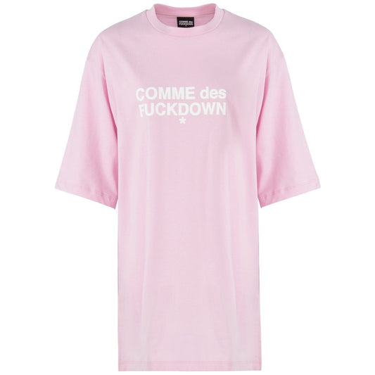 Comme Des Fuckdown Pink Cotton Dress Comme Des Fuckdown