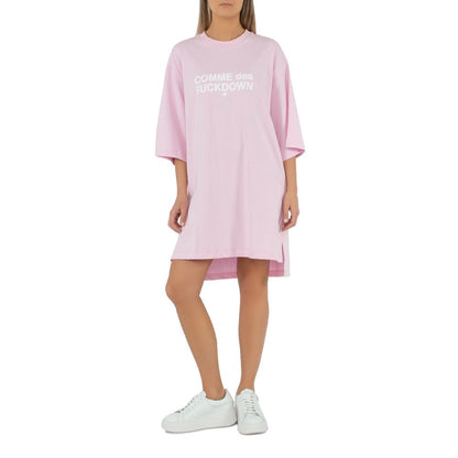 Comme Des Fuckdown Pink Cotton Dress Comme Des Fuckdown