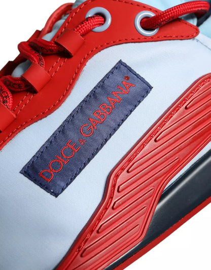 Dolce & Gabbana Blue Red NS1 Low Top Sneakers Men Shoes Dolce & Gabbana