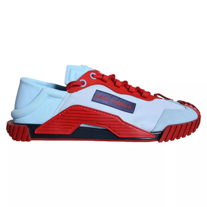 Dolce & Gabbana Blue Red NS1 Low Top Sneakers Men Shoes Dolce & Gabbana