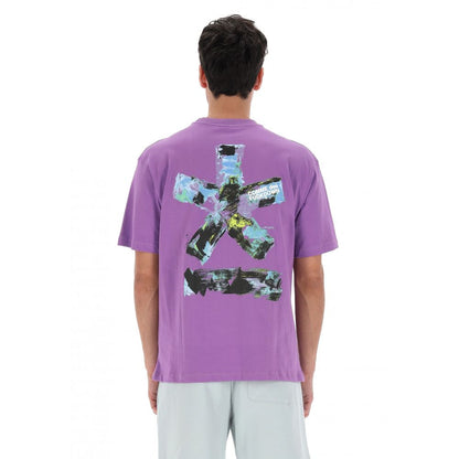 Comme Des Fuckdown Purple Cotton T-Shirt Comme Des Fuckdown