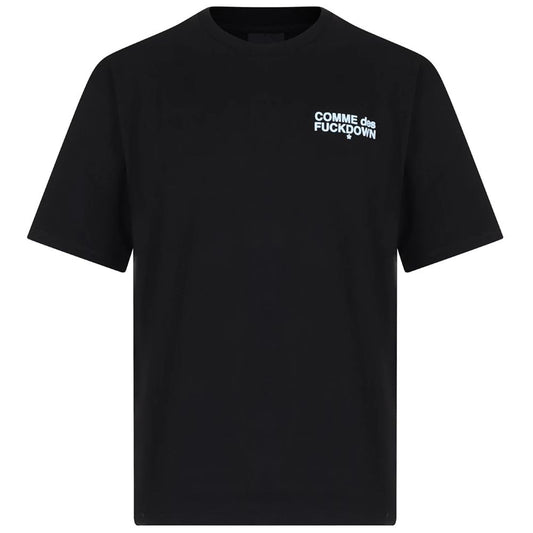 Comme Des Fuckdown Black Cotton T-Shirt Comme Des Fuckdown