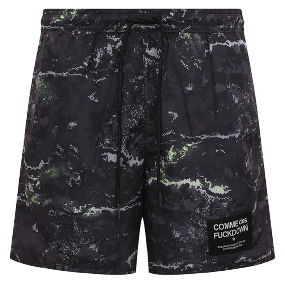 Comme Des Fuckdown Army Polyester Swimwear Comme Des Fuckdown