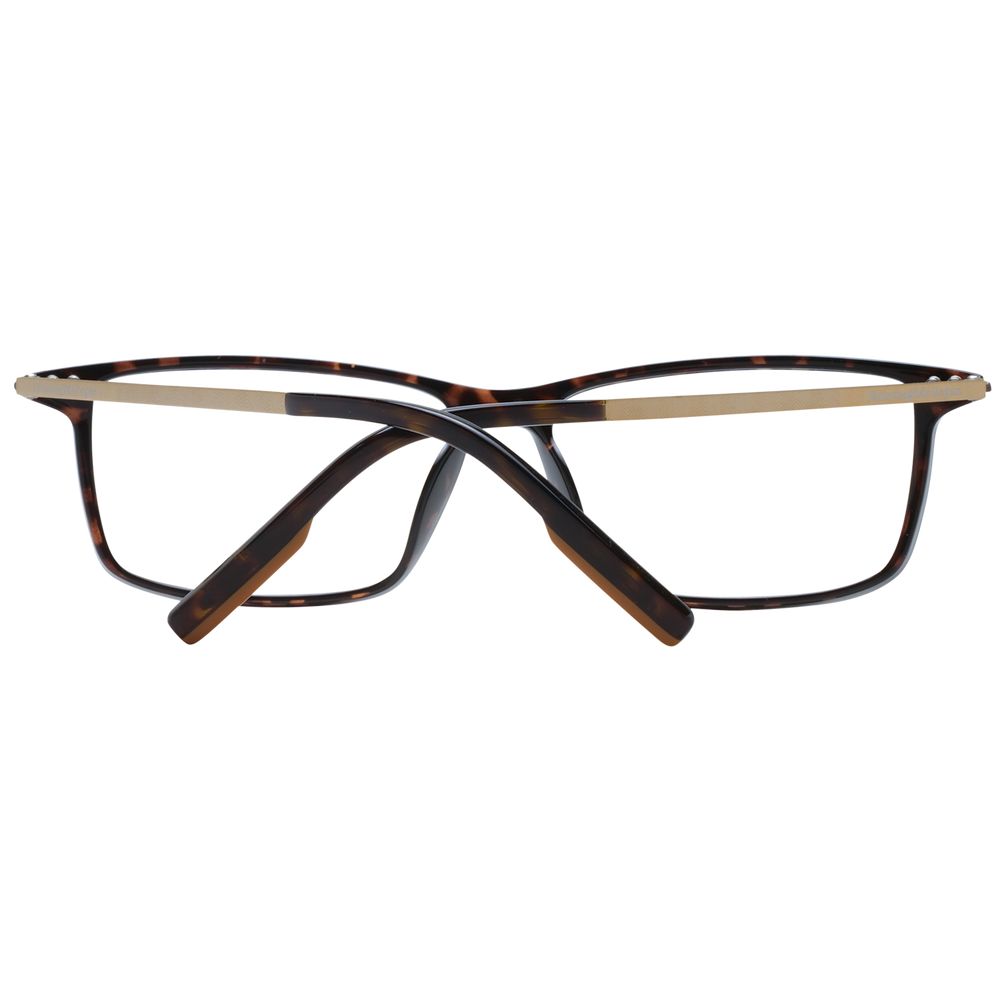 Ermenegildo Zegna Brown Men Optical Frames