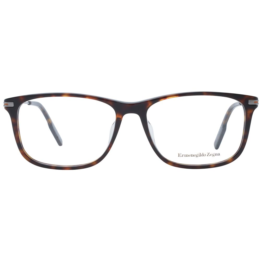 Ermenegildo Zegna Brown Men Optical Frames