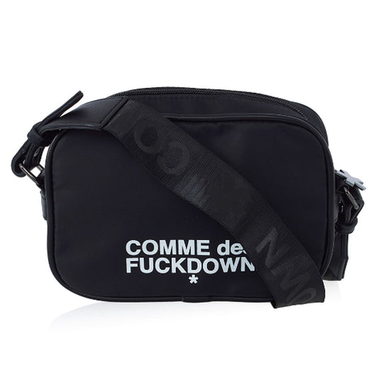 Comme Des Fuckdown Black Polyester Crossbody Bag Comme Des Fuckdown