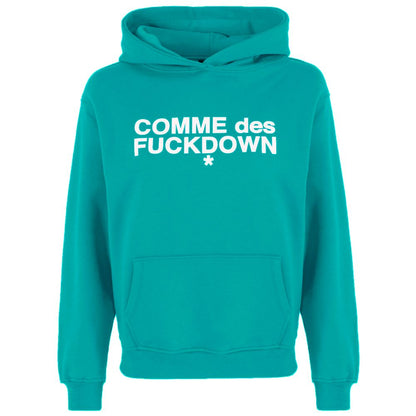 Comme Des Fuckdown Green Cotton Sweater Comme Des Fuckdown