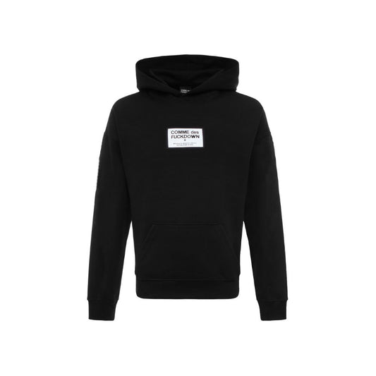 Comme Des Fuckdown Black Cotton Sweater Comme Des Fuckdown