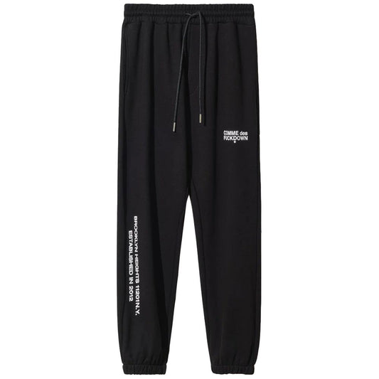 Comme Des Fuckdown Black Cotton Jeans & Pant Comme Des Fuckdown