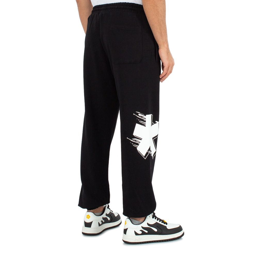 Comme Des Fuckdown Black Cotton Jeans & Pant