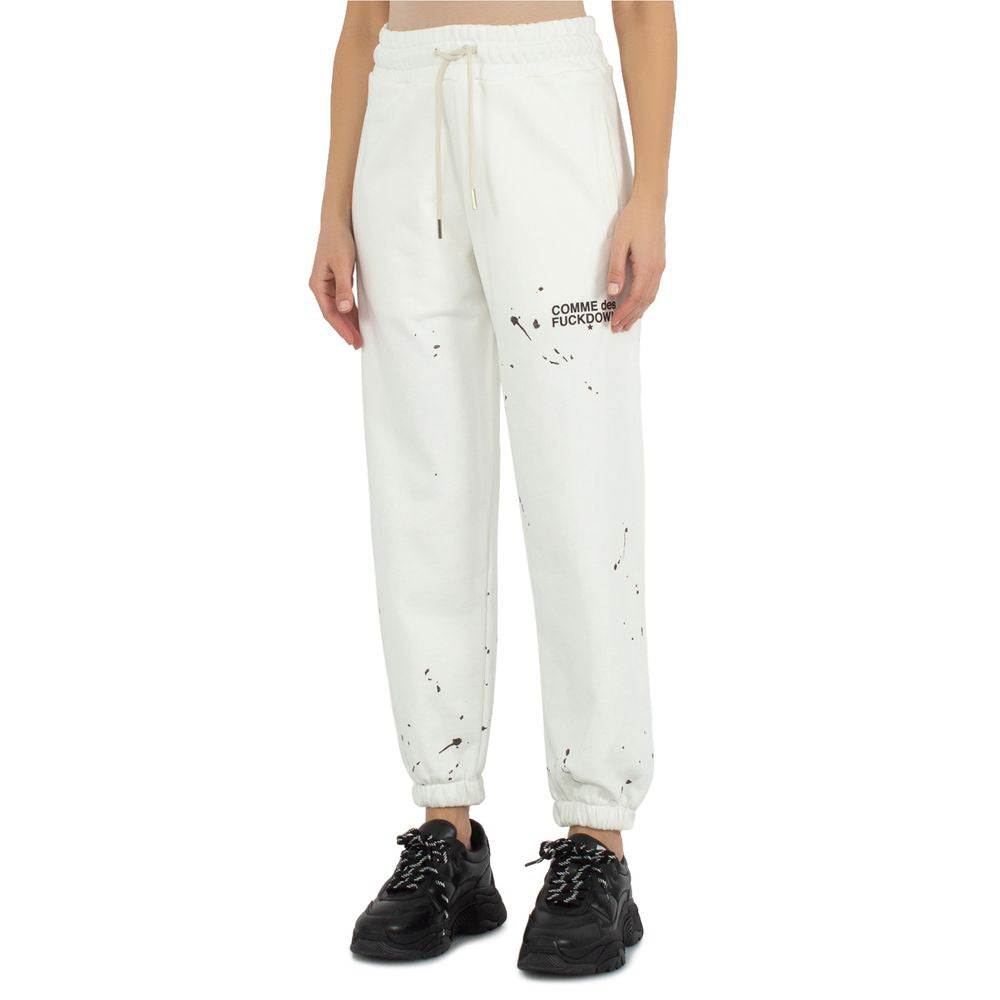 Comme Des Fuckdown White Cotton Jeans & Pant Comme Des Fuckdown