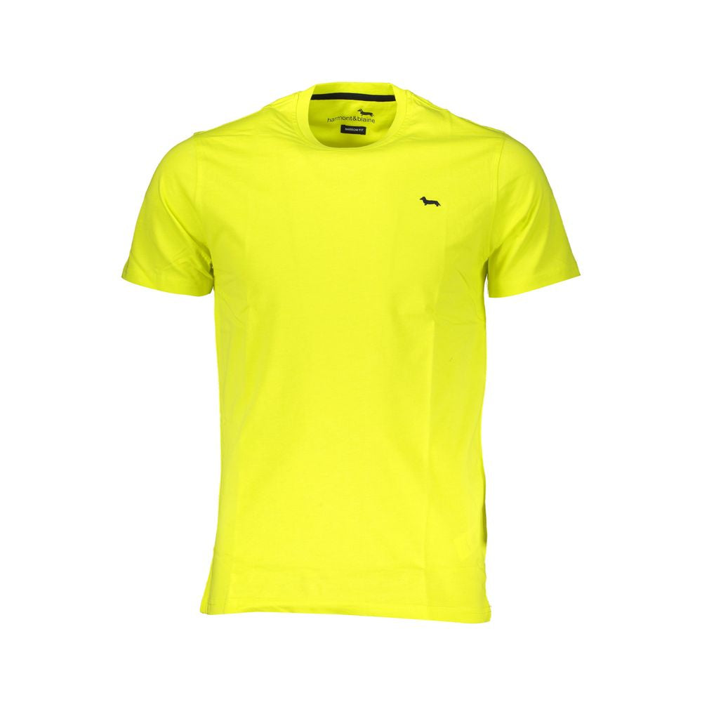 Harmont & Blaine Yellow Cotton T-Shirt Harmont & Blaine