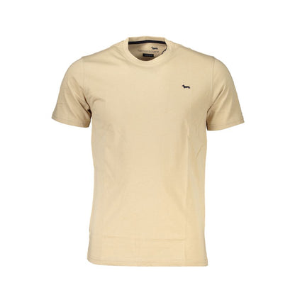 Harmont & Blaine Beige Cotton T-Shirt Harmont & Blaine