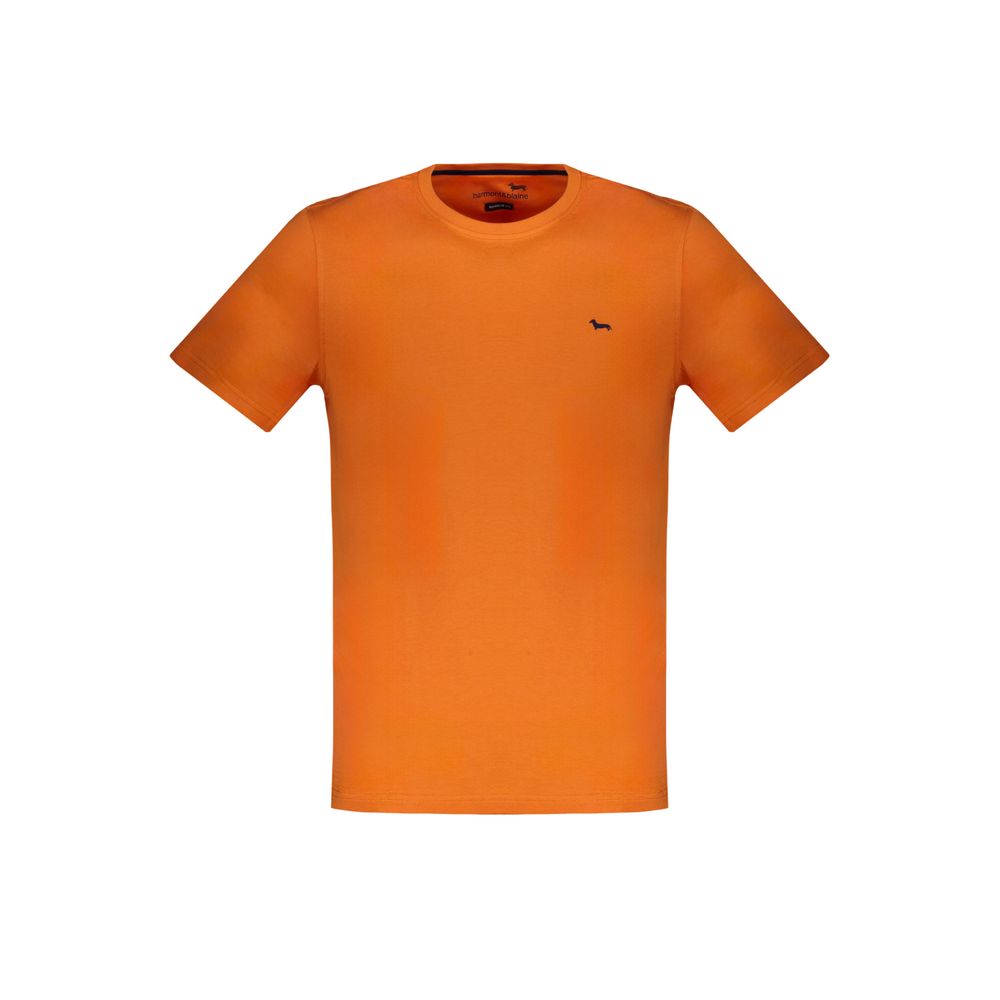 Harmont & Blaine Orange Cotton T-Shirt Harmont & Blaine