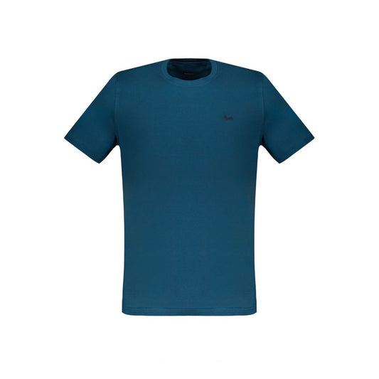 Harmont & Blaine Blue Cotton T-Shirt Harmont & Blaine