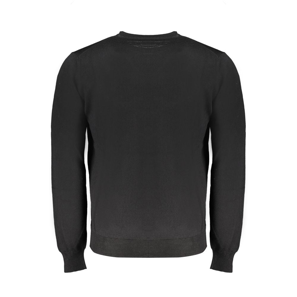 Harmont & Blaine Black Wool Sweater Harmont & Blaine