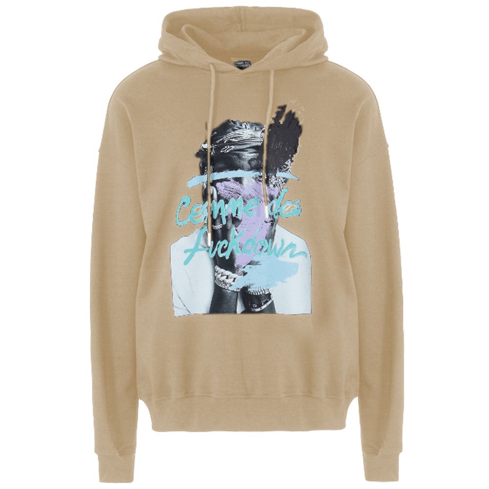 Comme Des Fuckdown Beige Cotton Sweater Comme Des Fuckdown