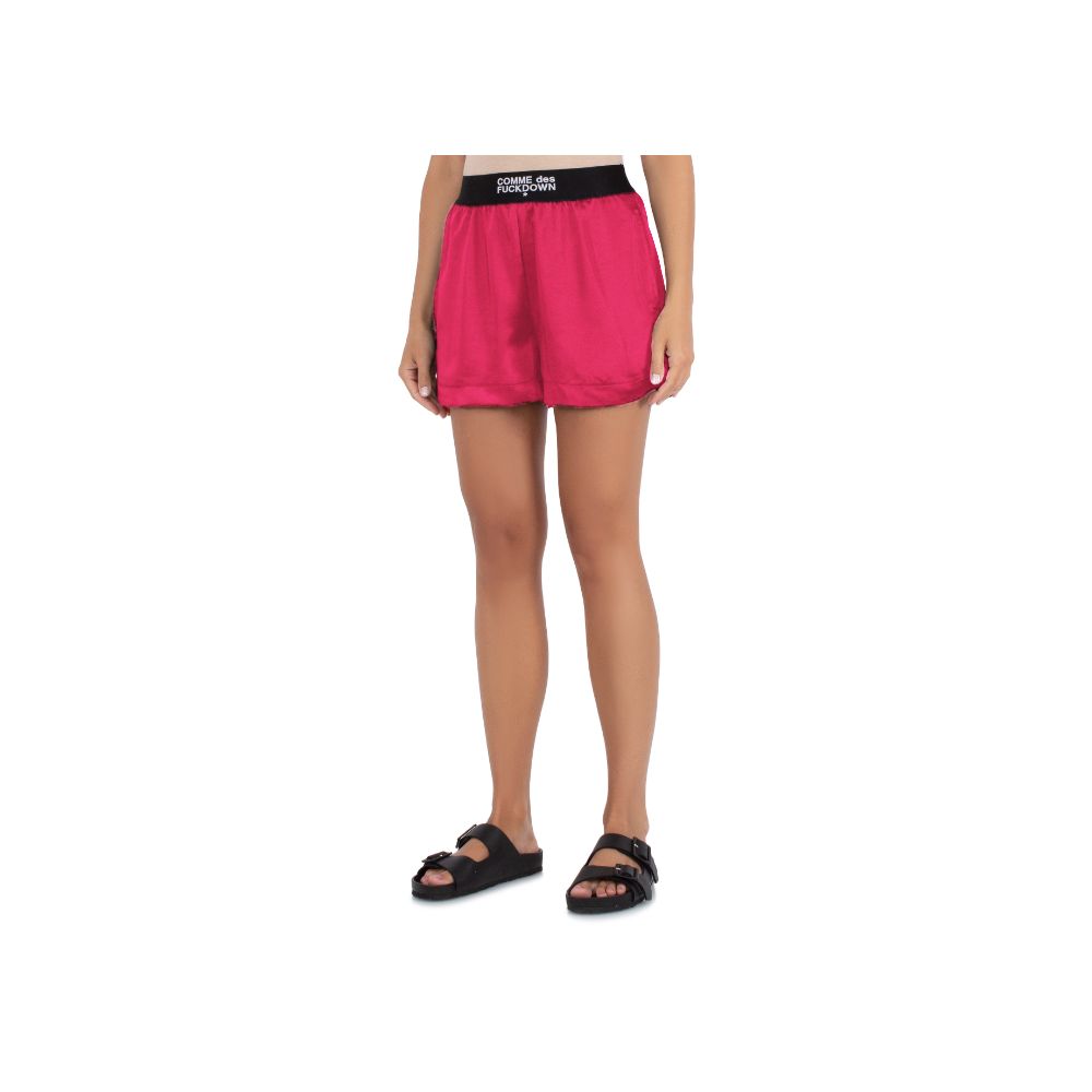 Comme Des Fuckdown Fuchsia Polyester Short Comme Des Fuckdown