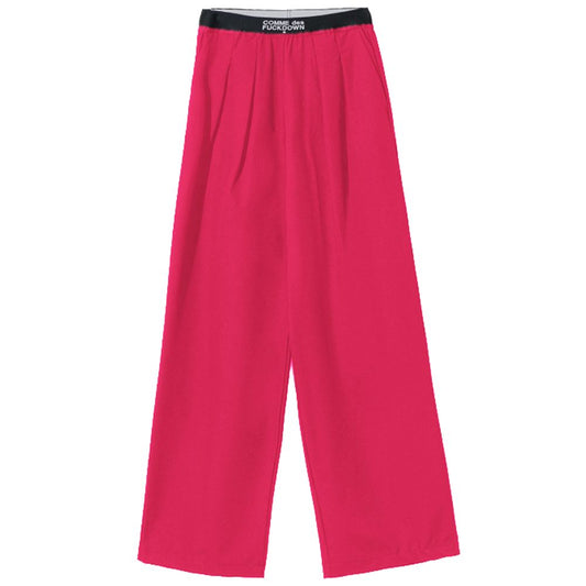 Comme Des Fuckdown Fuchsia Polyester Jeans & Pant Comme Des Fuckdown