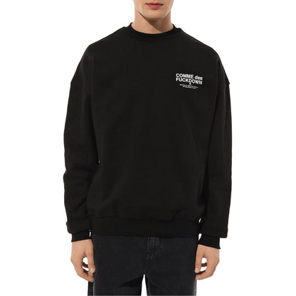 Comme Des Fuckdown Black Cotton Sweater Comme Des Fuckdown