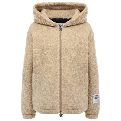 Comme Des Fuckdown Beige Polyester Jackets & Coat Comme Des Fuckdown