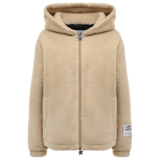 Comme Des Fuckdown Beige Polyester Jackets & Coat Comme Des Fuckdown