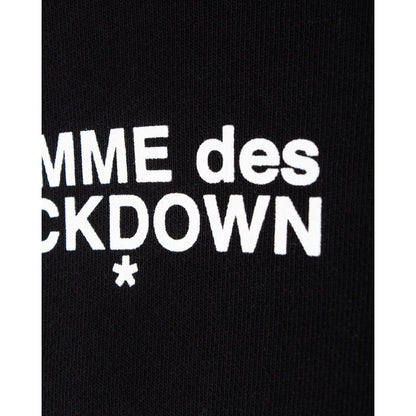 Comme Des Fuckdown Black Cotton Sweater Comme Des Fuckdown