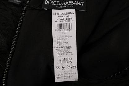 Dolce & Gabbana Exquisite Black Mink Fur Mini Shorts Dolce & Gabbana