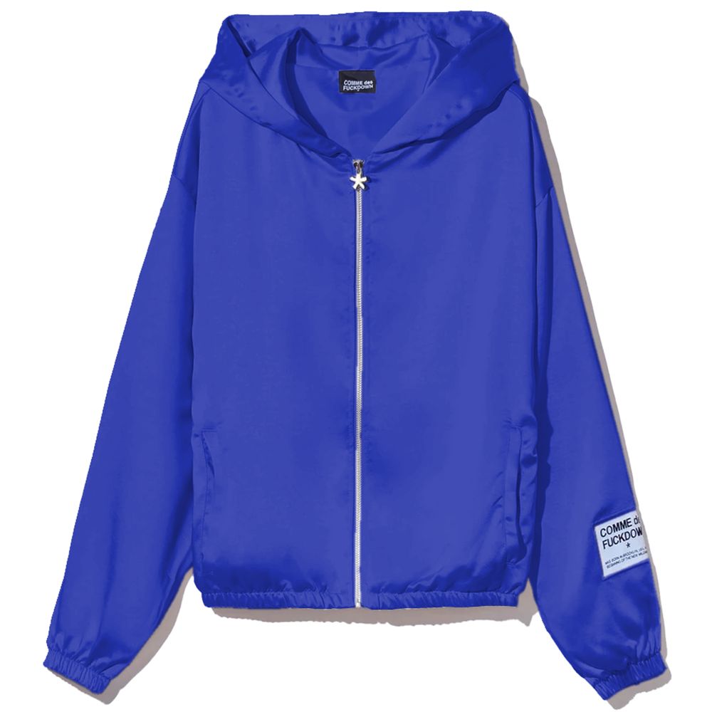 Comme Des Fuckdown Blue Polyester Sweater Comme Des Fuckdown