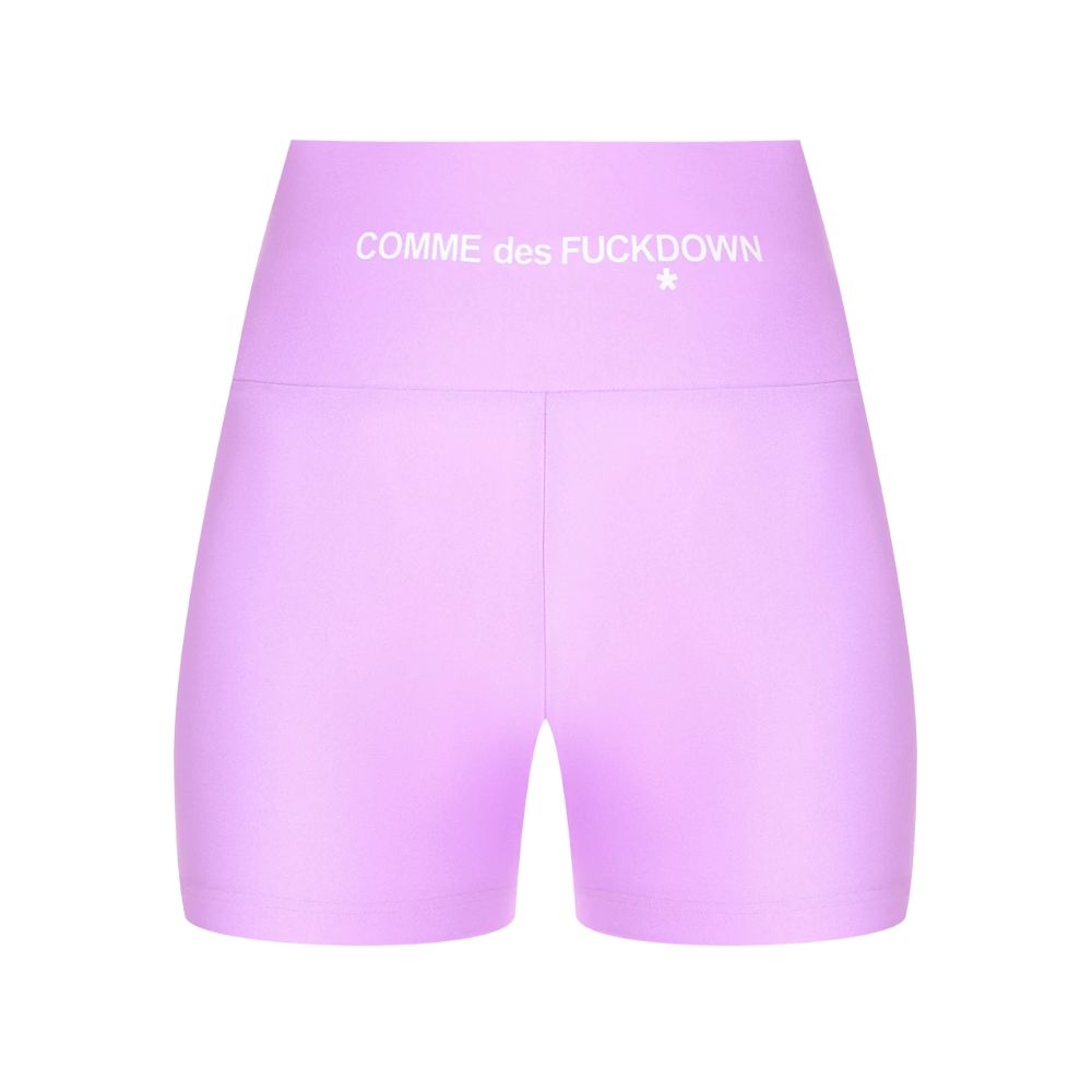 Comme Des Fuckdown Purple Polyester Short Comme Des Fuckdown