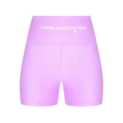 Comme Des Fuckdown Purple Polyester Short Comme Des Fuckdown