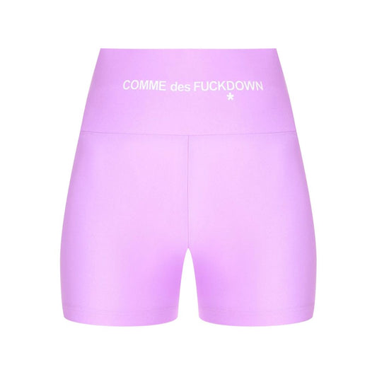 Comme Des Fuckdown Purple Polyester Short Comme Des Fuckdown