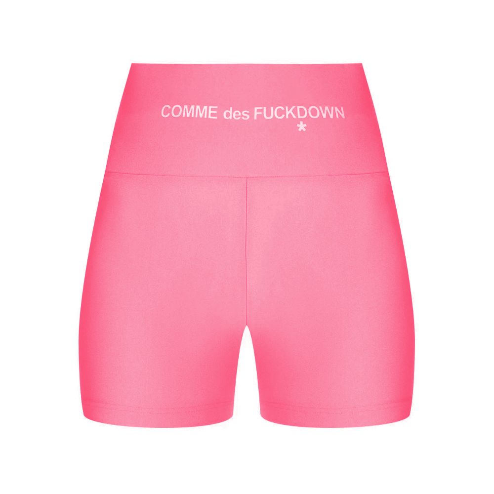 Comme Des Fuckdown Pink Polyester Short Comme Des Fuckdown