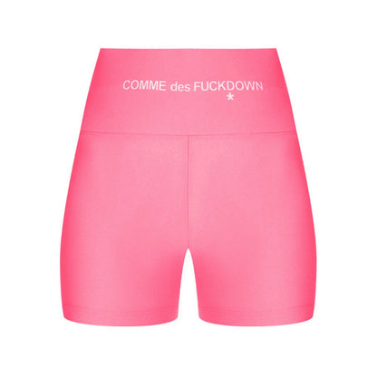 Comme Des Fuckdown Pink Polyester Short Comme Des Fuckdown