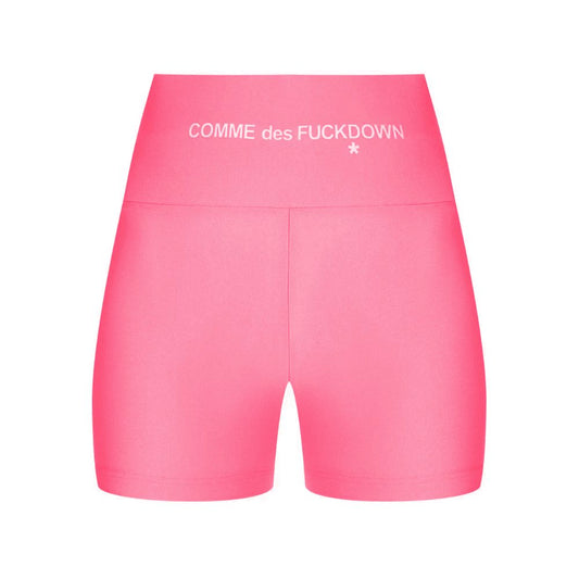 Comme Des Fuckdown Pink Polyester Short Comme Des Fuckdown