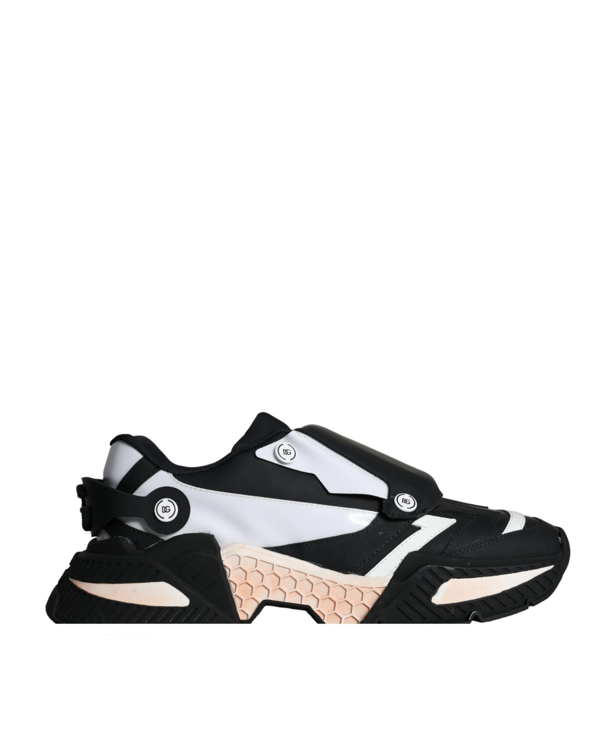 Dolce & Gabbana Black White Airmaster Low Top Sneakers Shoes