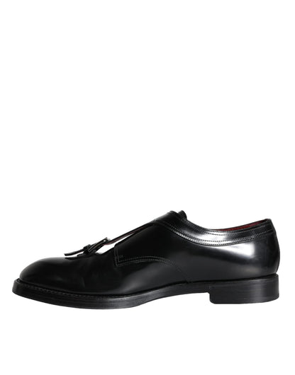 Dolce & Gabbana Black Calf Leather Men Formal Dress Shoes Dolce & Gabbana