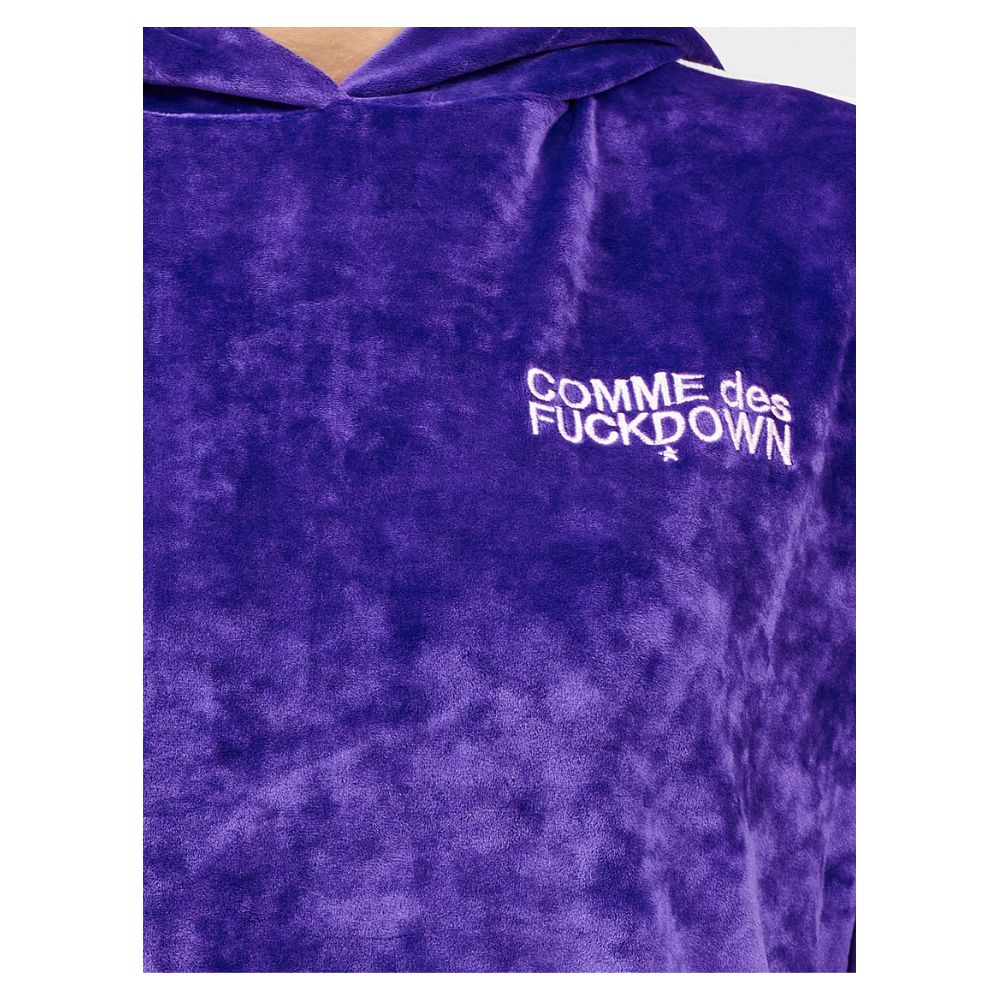 Comme Des Fuckdown Purple Polyester Sweater Comme Des Fuckdown