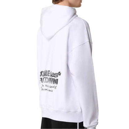 Comme Des Fuckdown White Cotton Sweater Comme Des Fuckdown