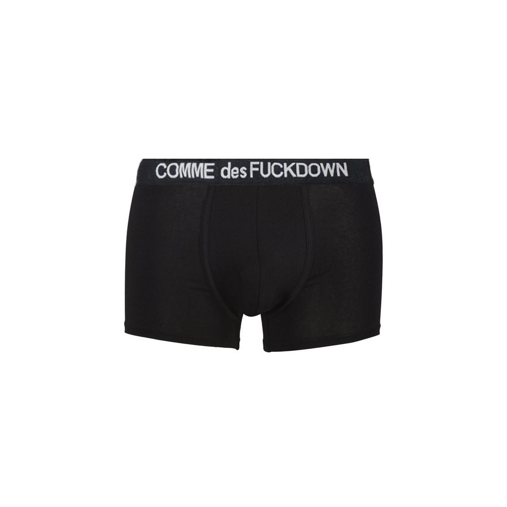 Comme Des Fuckdown Black Cotton Underwear Comme Des Fuckdown