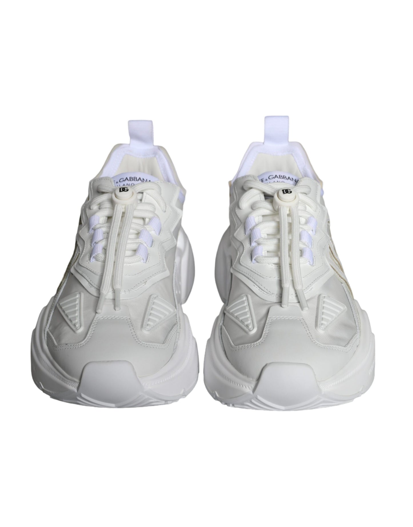 Dolce & Gabbana White Logo Daymaster Low Top Men Sneakers Shoes Dolce & Gabbana